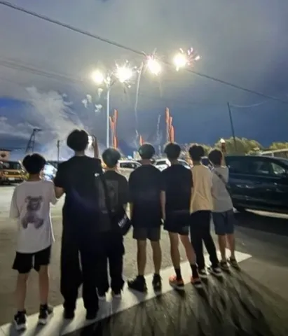 夏の夜空を彩る光の競演
