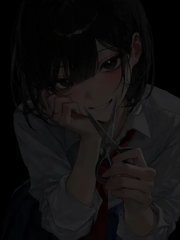 ハサミと微笑み