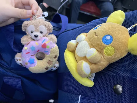 ドーナツとバナナ、可愛いお供