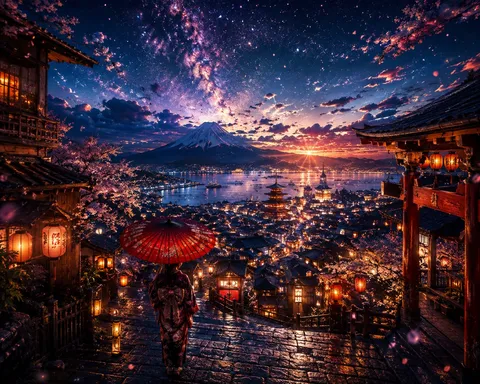 星降る夜の日本情緒