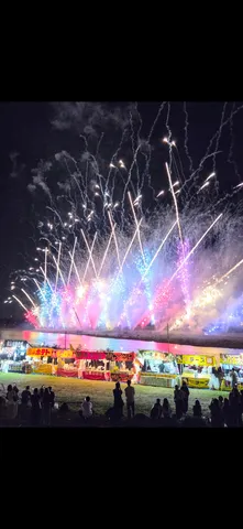 夜空に咲く屋台祭り