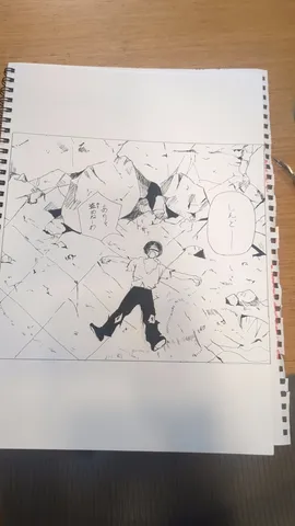 瓦礫に倒れる人、静かな終焉
