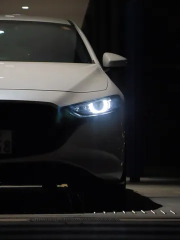 夜に輝く瞳