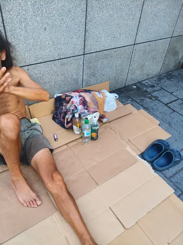 都会の片隅、一息つく時間