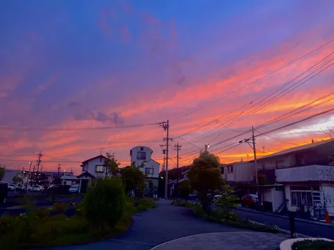 空が主役！夕焼けショー開催中