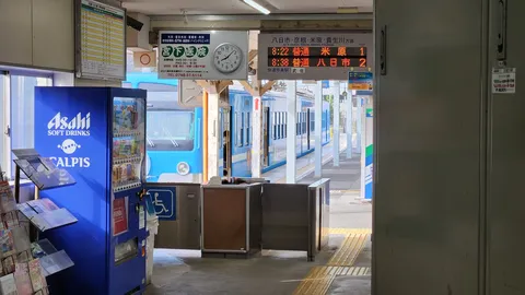 日常の風景、駅の静かな時間