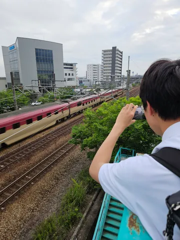 電車を撮る人、電車の旅