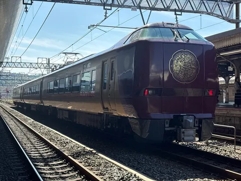 気品ある深紅の特急列車