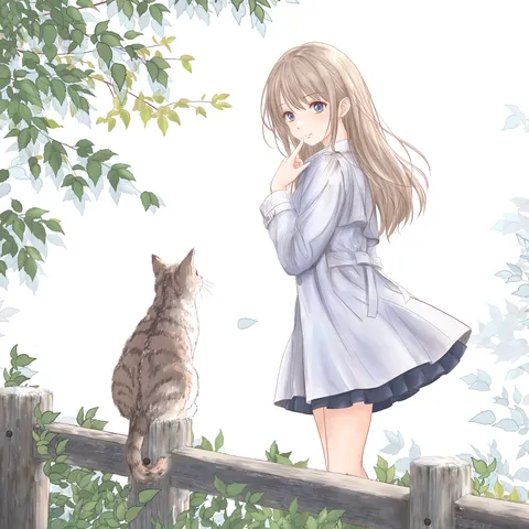 葉陰で交わす視線