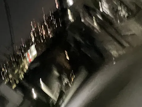 躍動感ある光の残像
