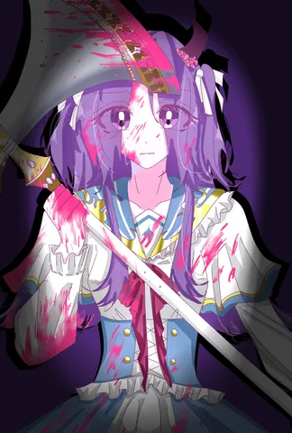 鮮血に染まる幻想少女