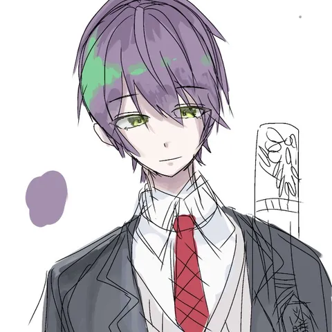 憂いを帯びた緑の瞳