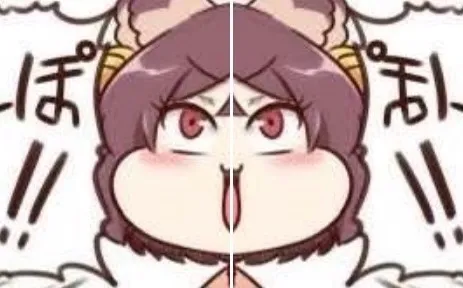 まん丸お顔のミラクル対称