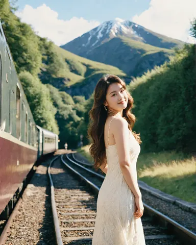 山と線路がくれた光景