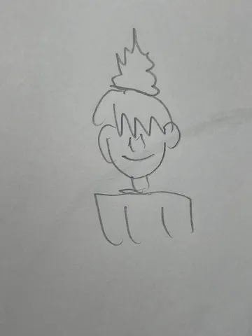 風変わりな笑顔の一瞬