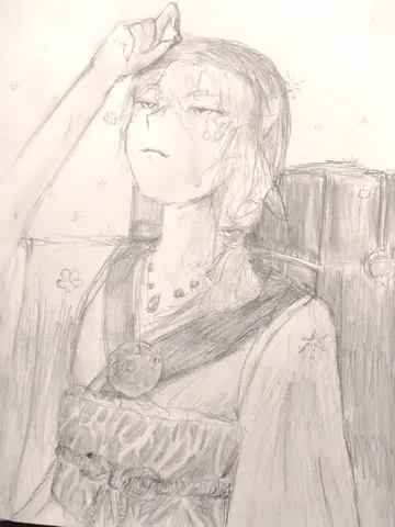 儚げな表情と静かな佇まい