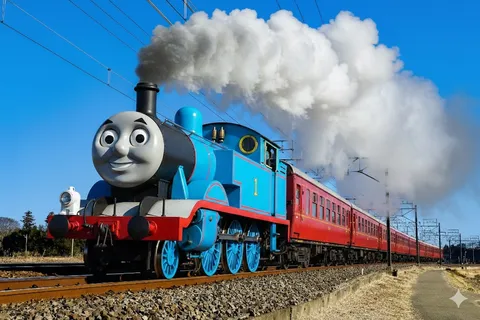 青空と煙、そしてトーマス