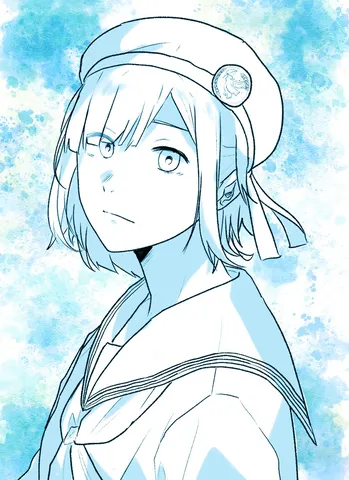 セーラー服の夏、水彩の風