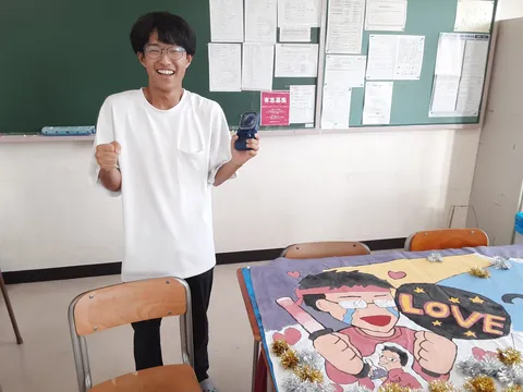 応援団長の熱い咆哮