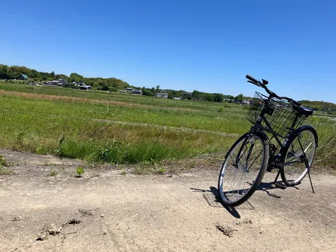 「お疲れ様」の一休み自転車