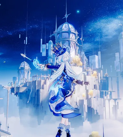 きらめく夜空と神秘の都