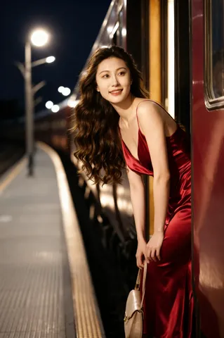 夜行列車のレディ