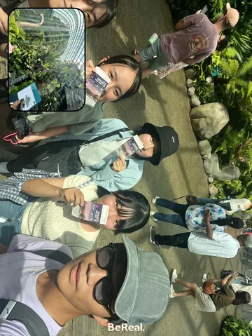 週末はみんなで植物園へ