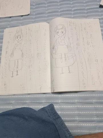 子供の描いた世界に夢中
