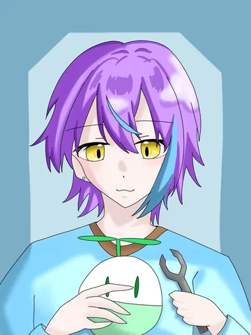 メカニック風？個性派キャラのポートレート