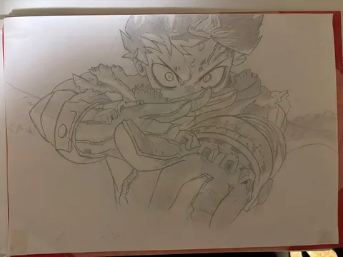 鋭い視線と手の動き