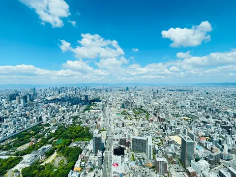 見渡す限りの都市の景色