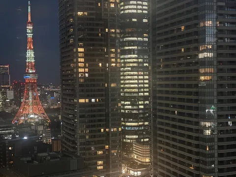 眠らない街、光のタワー