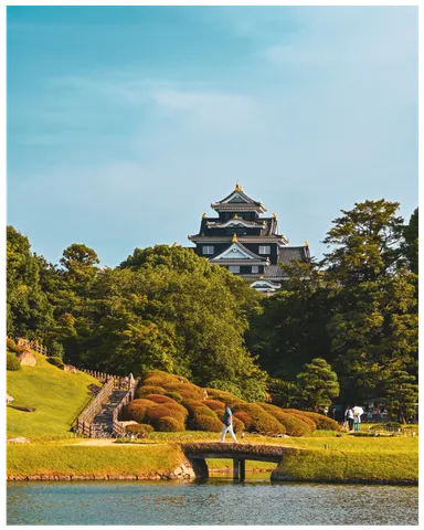 悠久の時が流れる、城と庭園の詩