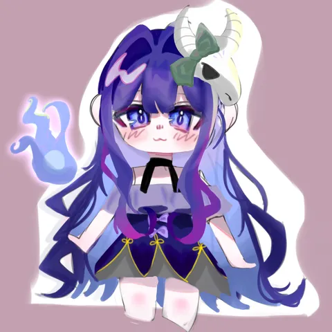 ゴシックな魔法少女の不思議な佇まい