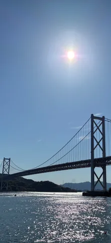 青空と海に架かる橋