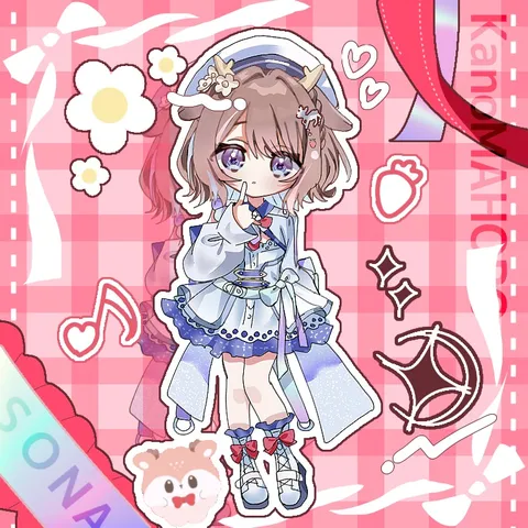 幻想的な世界観のちびキャラ