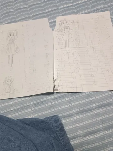子供の絵日記、少女の成長記録