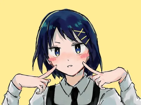 照れ顔も可愛い、キュートな一面