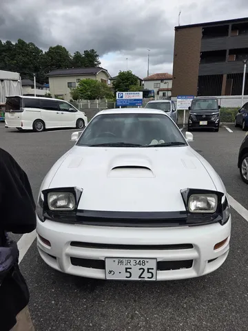 雨雲の下、静かなる旧車の邂逅