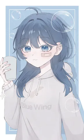 透き通るような泡と少女