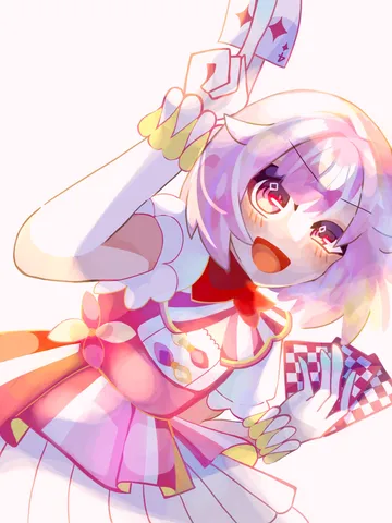 きらめくカードと楽しげな瞳