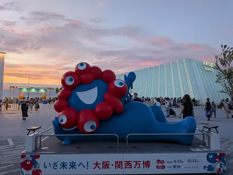未来都市の夢のような時間