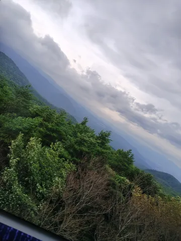 雲海と緑の山並み、雄大な風景