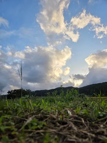 低い視線の空模様