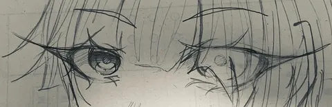 鉛筆の線が紡ぐ、瞳の奥の物語