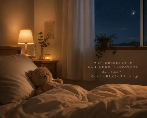 おやすみテディ、良い夢を