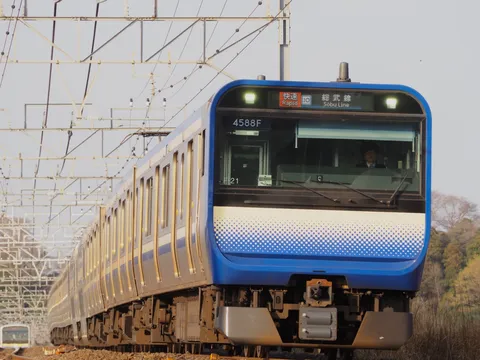 青い疾走、都市を駆ける。