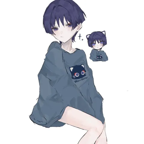 ゆるっと猫耳スウェット