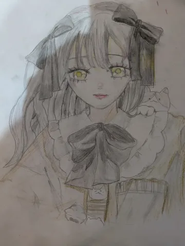 猫耳メイドとおしゃまな瞳