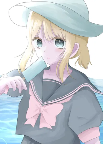 水辺の甘いひととき